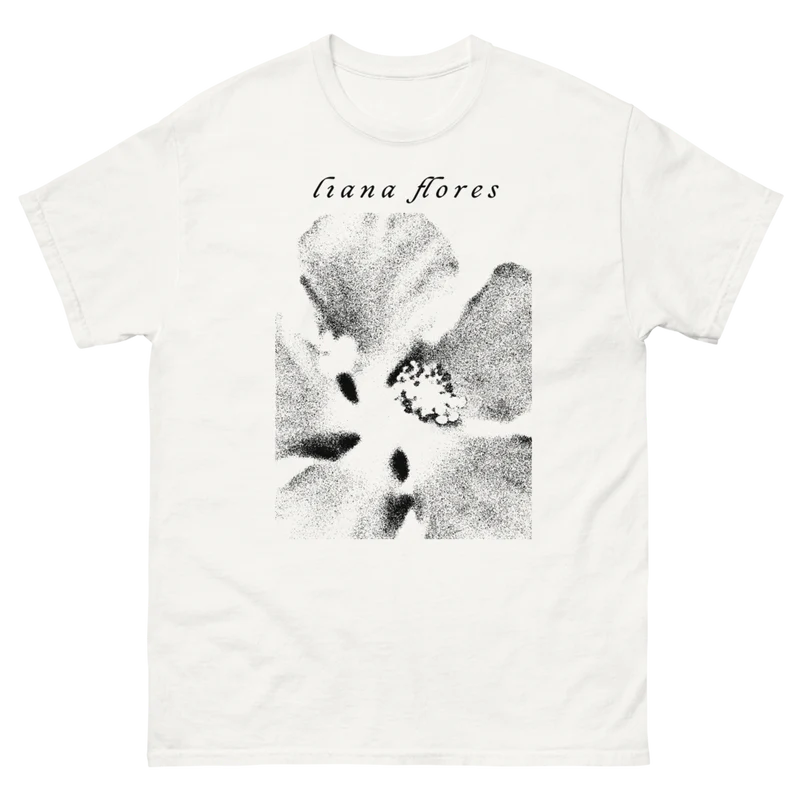 Liana Flores - Liana flores tee: white