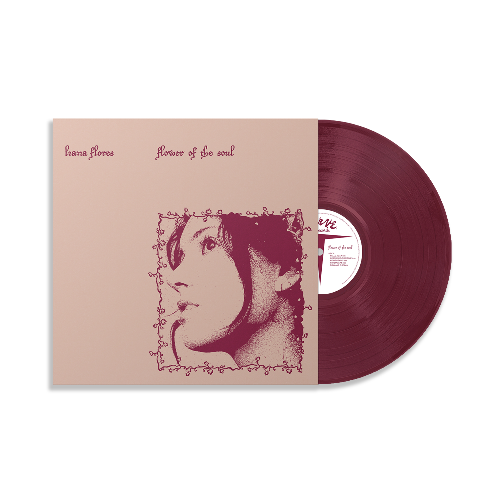 Flower of the soul: limited summer berry vinyl lp + liana flores white tee